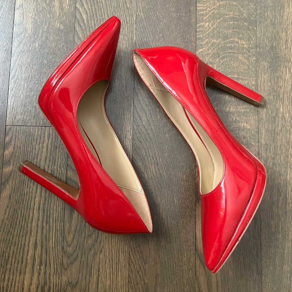Michael Kors Red Patent Platform Stiletto Heel Women’s Size 8